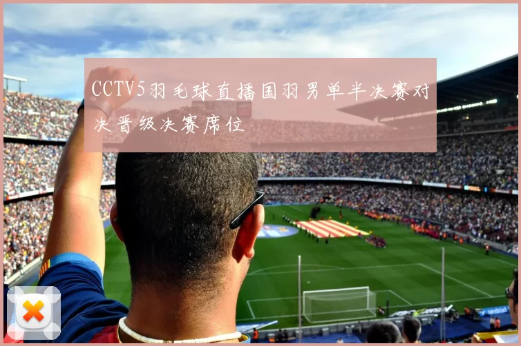 CCTV5羽毛球直播国羽男单半决赛对决晋级决赛席位